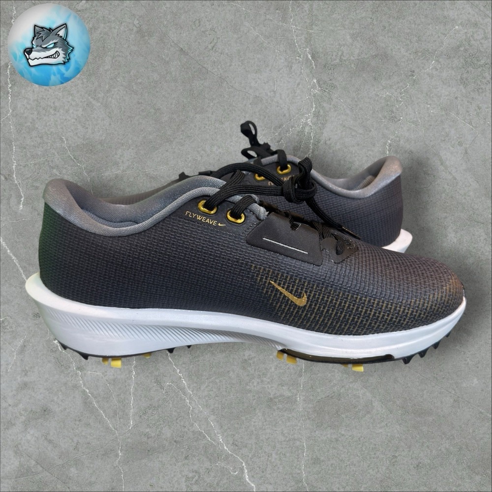 Men's Nike Zoom Infinity Tour TR 2 NEXT% Golf Shoes Black Gold FD0217-003 Sz 9 - Picture 3 of 5